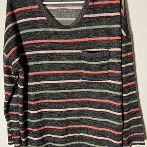 Torrid Super Soft Plush Sweater with Stripes